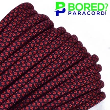 Blood Diamonds - 100 FT - 550 Paracord Rope 7 strand Parachute Cord
