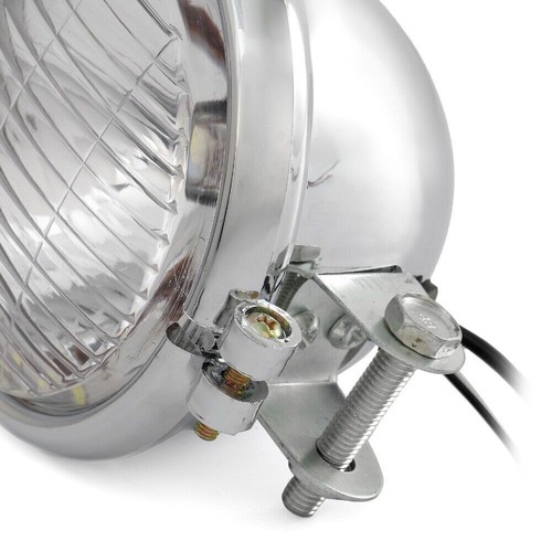 Faro antiniebla foco antiniebla de paso de motocicleta para Harley Suzuki cromado - Imagen 10 de 12