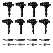 8x Ignition Coil & IRIDIUM Spark Plug Kits for Mercedes-Benz CL550 ML550 UF535