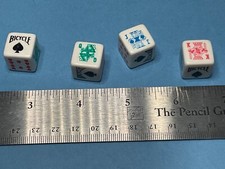 SET OF 4 POKER DICE  P-30