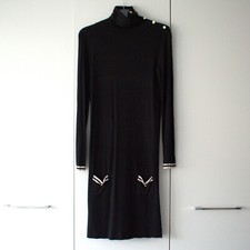 Black Mango Knitted Dress (Medium)