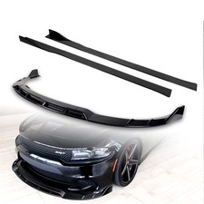 10 PCS Bumper Lip Side Skirt Diffuser for Dodge Charger SRT 2015-2019 2022-2023