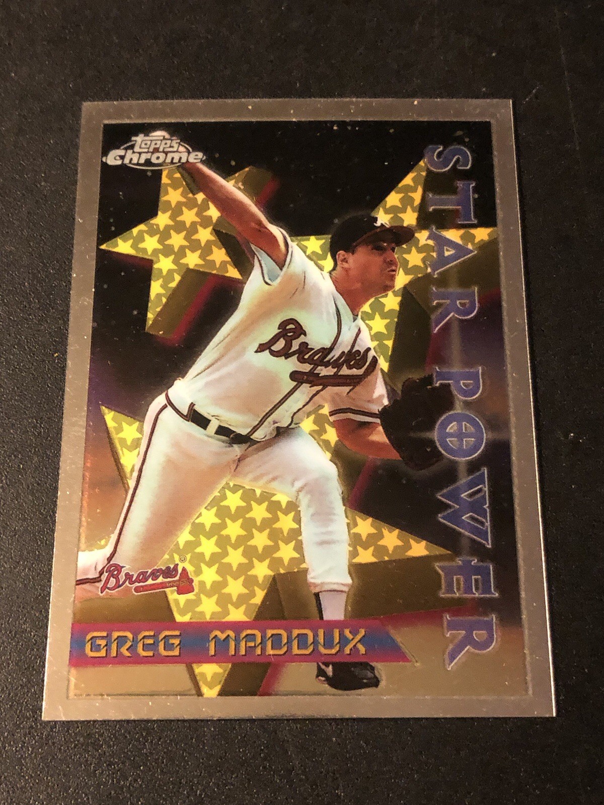 1996 Topps Chrome Star Power Greg Maddux #3 HOF