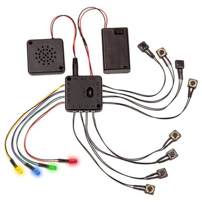 Cosplay Light and Sound Bundle. DIY Recordable Audio MP3 Chip with 4 Push But...