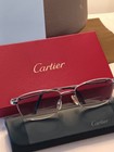 Authentic Cartier C-Decor Full Rim Frame Only Glasses Silver  135 — photo 1