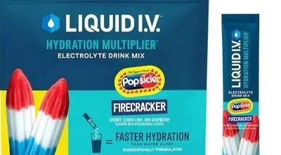 Liquid I.V. Hydration Multiplier Popsicle Firecracker - 6 Sticks
