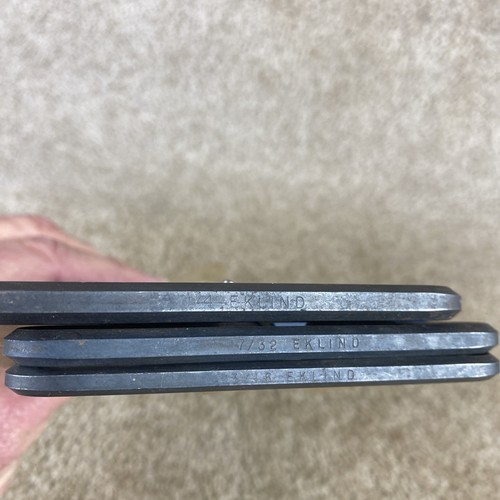 Eklind Long Reach T Handle Hex Key Set No.33198 8Pc.Set SAE - Picture 10 of 12