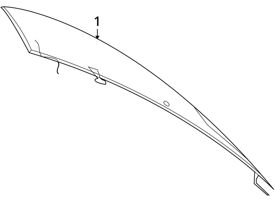 Back Glass HT Green Tint Fits 07-13 MINI COOPER 2653647 Foto 4 de 4