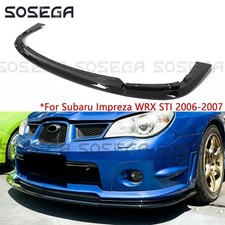 For Subaru Impreza Wrx Sti 06-07 Cs1 Style Gloss Black Front Bumper Lip Splitter For Subaru Impreza Wrx Sti 06-07 Cs1 Style Gloss Black Front Bumper Lip Splitter