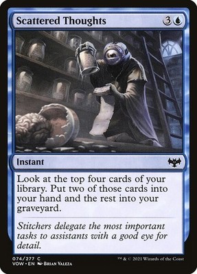 [MTG] Scattered Thoughts (074) (VOW) NM