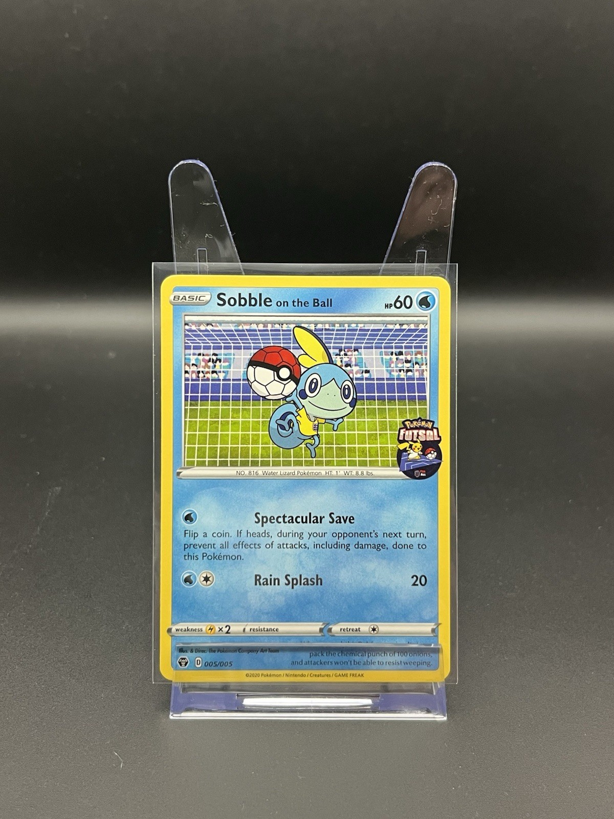 Pokemon Card Sobble On The Ball 005/005 Futsal Football Promo Near Mint