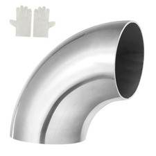  90 Degree Mandrel Bend Elbow with Welding 63mm(2-1/2") OD x 14 GA/0.08" T 1