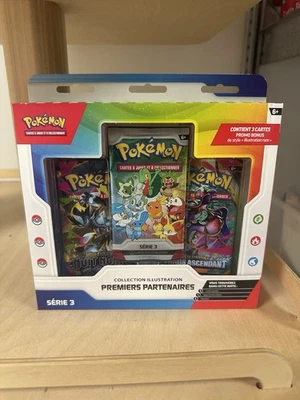 Pokémon JCC Coffret Premiers Partenaires Série 3 FR 3 boosters + cartes promo - Photo 1/2