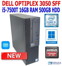 NEW DELL OPTIPLEX 3050 i5-7500 3.40GHz 16GB RAM 500GB HDD DVD/RW SEALED IN BOX