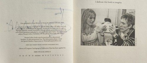 Libro firmado por Johnny Rotten (John Lydon) - Sex Pistols - Anger Is An Energy - Imagen 5 de 5
