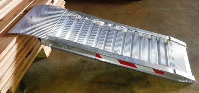 Alu Auffahrschiene Auffahrrampe Schiene Rampe 925 kg 1000 mm für Anhänger