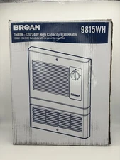 Broan 9815WH High Capacity Wall Heater With 1500 Watt Fan