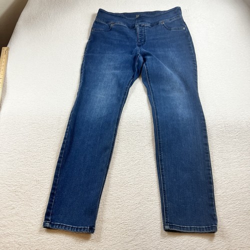Pantalones de mezclilla Chico's So adelgazantes para mujer talla 2 azul jegging usados en excelente estado - Imagen 9 de 10