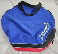 POLARIS Snowmobile ATV Helmet Bag Soft Carrying Case ONLY Blue And Red