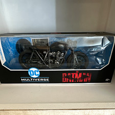 McFarlane Toys DC Multiverse Batman Drifter Motorcycle Black Diecast Model