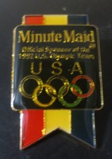 Minute Maid Official Sponsor 1992 Olympics Games USA Lapel Pin