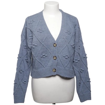 DeFacto, Strickjacke, Damen, Größe: M, Blau, Acryl/Polyamid, Zopfstrick #Zwg
