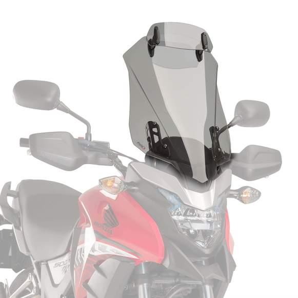 Puig Touring Screen Windshield & Visor Light Smoke Honda CB 500 X 2016 - 2024