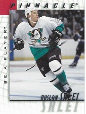 1997-98 Pinnacle Be A Player - Ruslan Salei #124 Anaheim Ducks