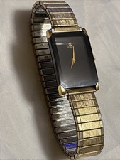 Vintage Rare Noblia Sapphire Watch With speidel USA Strap NEEDS BATTERY* Unique