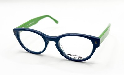 NEW MARCHON NYC KENT 412 NAVY AUTHENTIC EYEGLASSES 43-18