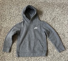 Nike Gray Pullover Hoodie Size Child 5/6 Medium
