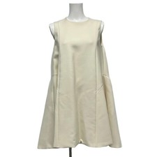 DIOR/ChristianDior - Cream Outer fabric Wool, nylon Women's Dress
