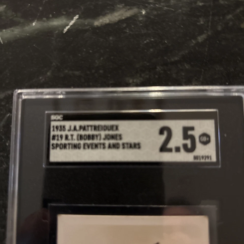 1935 JA Pattreiotex Bobby Jones SGC2.5 - Image 3 of 3