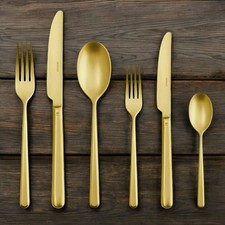 Sambonet Cutlery set, 36 pieces 52613G83 Made in Italy, Antique PVD Gold