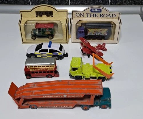Vintage Matchbox Lesney Guy Warrior car transporter Lledo Dinky  JOB LOT