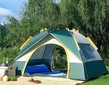 Image of Full Automatic Instant Pop Up Camping Tent Family Outdoor Hiking Shelter 3-4 Per