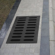 Ductile Cast Iron Drain Grate Outdoor Channel Drainage Cover Outdoor Sewer Cover
