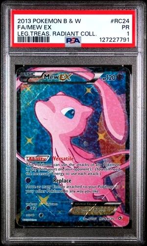PSA 1 PR POKEMON Mew EX LEGENDARY TREASURES RADIANT COLLECTION #RC24 Full Artz