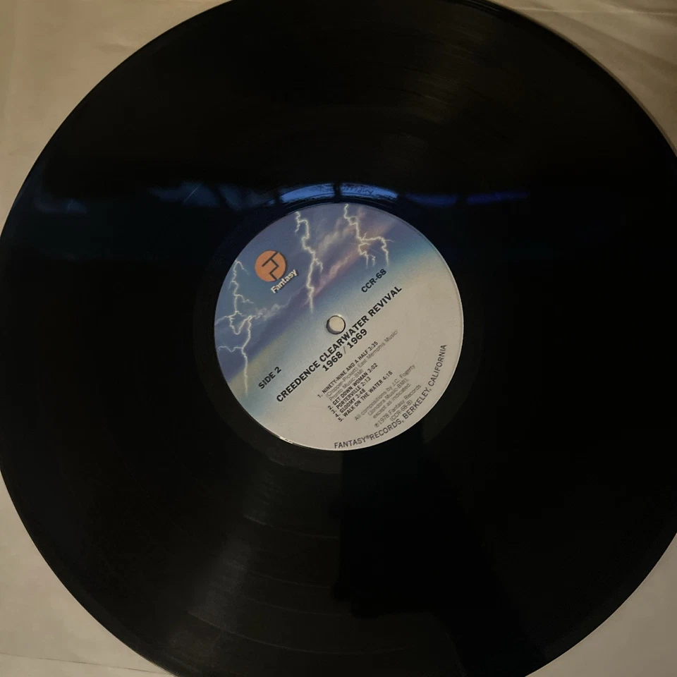 CREEDENCE CLEARWATER REVIVAL"1968/ 1969" US 1978 2 LP SET VINYL CCR-68 VG+ - Image 3 of 3