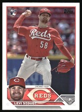 2023 Topps Update #US149 Levi Stoudt RC Cincinnati Reds