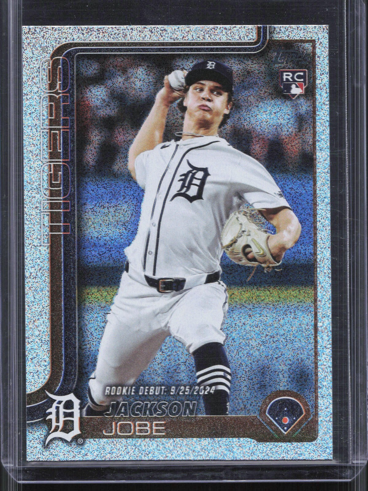 2025 Topps Update Jackson Jobe US193 Rookie Sand Glitter Foil Tigers