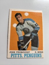 1970-71 OPC JEAN PRONOVOST # 202 PENGUINS