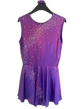 Costume vestito pattinaggio figura pattinaggio su ghiaccio donna S/adolescente taglia nuovo