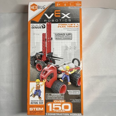 Kids Building Set Construction Machinery Fork Lift & Fuel Truck Hex Bug