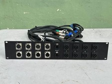 Custom Panel W/8 NL4 4XLR MALE, 4XLR FEMALE  2 ETERNET ONE THS