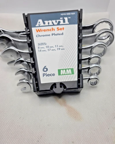 NEW Anvil 6pcs Chrome Plated  Wrench Set