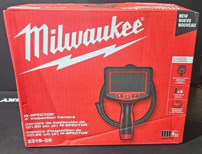 Milwaukee M-Spector Digital Inspection Camera 4 ft Flexible LCD Case 2319-20