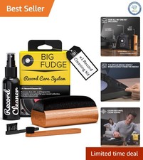 4-in-1 Vinyl Record Cleaning Kit: Ultra-Soft Brush Stylus for Pristine Sound