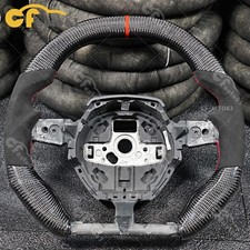 Real Carbon Fiber Alcantara Steering Wheel Fit Lamborghini Huracan 2014-2020