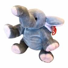 Ty Pluffies 2018 Winks Elephant 8" Plush Stuffed Animal with TAGS